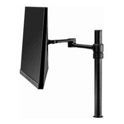 Atdec AF-AT Single Monitor Swing Arm on Post (Black) CARTON IMPERFECTION. 10 YR WTY
