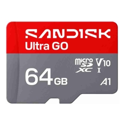 SanDisk 64GB Ultra GO microSD UHS-I Card (SDSQUGN-064G-GN6MN)