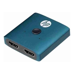 HP DHC-HD01V 4K Professional Dual Port HDMI Switch Hub for PC / TV / Monitor