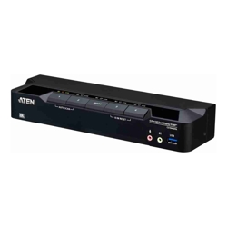Aten 4-PORT USB 3.0 4K DISPLAYPORT DUAL DISPLAY KVMP SWITCH