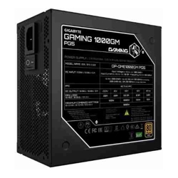 GIGABYTE GAMING 1000GM PG5 1000W 80+ Gold ATX 3.1 PSU PCIe 5.0 16pin full modular 135mm fan OVP OPP SCP UVP OCP OTP 8SATA 4PCIe 2EPS 100,000h MTBF
