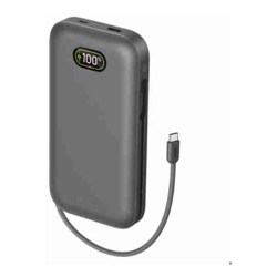 Belkin UltraCharge Pro Laptop Power Bank 27K with140W Integrated USB-C Cable(30cm) - Charcoal(BPB040fqCH),2xUSB-C,1xUSB-A,$2,500 CEW, 2 Years Warranty
