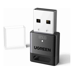 UGREEN 75073 Bluetooth 6.0 USB Dongle Adapter 20m Range 5 Device Connection Plug & Play for PC/Laptop
