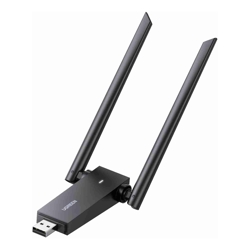 UGREEN 50341 AC1300 Dual-Band USB3.0 Wi-Fi Adapter 867Mbps 5GHz, 2x 5dBi Antennas, 50m Range, for PC/Laptop