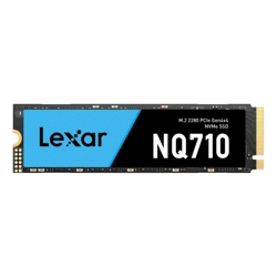 Lexar LNQ710X500G-RNNNG Internal SSD 500GB M.2 2280 PCIe Gen4x4, read up to 4400MB/s, write up to 1700MB/s- 5 year limited warranty