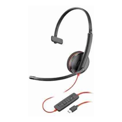 HP POLY BLACKWIRE 3210 MONAURAL U SB-C HEADSET USB-C/A ADAPTER