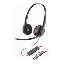POLY BLACKWIRE 3220 STEREO USB -A HEADSET