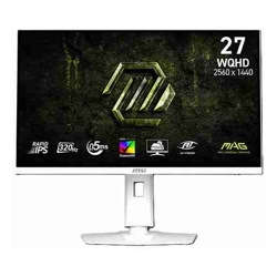MSI MAG 274QRFW X32 27" WQHD IPS Gaming Monitor 2560x1440 16:9 0.5ms 320Hz G SYNC Compatible 2xHDMI 1xDP VESA Height Adjustable Swivel Pivot Tilt 3 Year Warranty
