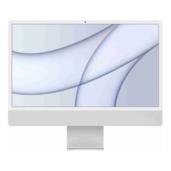 Apple iMac (24-inch, M1, 2021) - Apple M1 chip, 16GB memory, 256GB SSD, 4.5K Retina display, Silver, 6 Mth Wty (Refurbished)