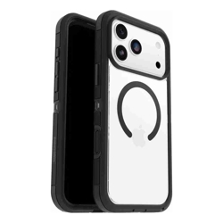 OtterBox Defender Pro XT MagSafe Apple iPhone 17 Pro (6.3") Case Dark Side (Clear/Black) (77-98516) DROP+ 7X Military Standard 7 Years Warranty