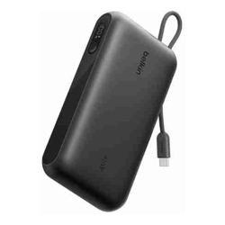 Belkin UltraCharge 20K mAh Power Bank  Display w/ Integrated USB-C Cable(20cm)-Black(BPB030fqBK)2xUSB-C(45W)1xUSB-A(18W)$2500 CEW2 Years Warranty
