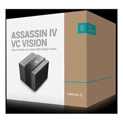 Deepcool ASSASSIN IV VC VISION DIGITAL Air Cooler TDP 300W Quad-Segmented Dashboard Display Silent 3-phase 6-slot 4-pole fans (120mm and 140mm)