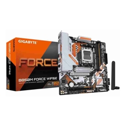 Gigabyte B850M FORCE  WIFI6E, AMD AM5, 2 x DDR5 up to 128 GB, 1 x HDMI, 2 x PCI Express x16, 3 x M.2, 5x USB 3.2, 6x USB 2.0, 5GbE LAN