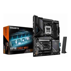 Gigabyte X870E EAGLE WIFI7 AM5 ATX Ryzen 9000/8000/7000 4xDDR5 256GB PCIe 5.0 M.2 USB4 Wi-Fi 7 5GbE LAN ALC1220 HDMI Q-Flash Plus