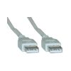 USB 2.0 Cables - 8Ware UC-2003AA USB 2.0 Certified Cable A-A 3m Transparent Metal Sheath UL Approved