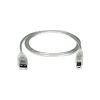 USB 2.0 Cables - 8Ware UC-2005AB USB 2.0 Certified Cable A-B 5m Transparent Metal Sheath UL Approved
