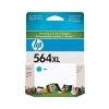 HP - HP CB323WA No 564XL High Yield Cyan Ink Cartridge (0.75K) GENUINE