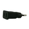 Power Adapters - Mystery PA-2121 Black in-line Power adapter to convert from two-pin US to European Power plug | MegaBuy Computer Parts