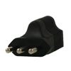 Power Adapters - Mystery PA-4515 Black in-line adapter converts US 3-Pin Plug to an Italy 3-Pin plug | MegaBuy Computer Parts