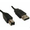 Astrotek - Astrotek 333405-D00000 USB A-B Cable translucent Silver 2m