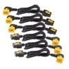 SCHNEIDER - SCHNEIDER AP8714S APC Power Cord Kit (6 ea) Locking C19 to C20 1.2m