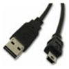 USB 2.0 Cables - 8Ware UC2-MINI2OEM USB 2.0 A Male -Mini B Cable 1m Black (10 Cables per bag)