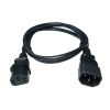 8Ware Power Cable Accessories - 8Ware K3759-010 Power Cable Extension IEC-C13 Male IEC-C13 Female PC to Monitor 1m