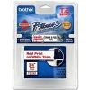 Brother - Brother TZE-242 18mm Red on White TZE Tape GENUINE