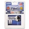 Brother - Brother TZE-151 24mm Black on Clear TZE Tape GENUINE