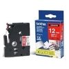 Brother - Brother TZE-435 12mm White on Red TZ Tape GENUINE