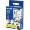 Brother - Brother TZE-FX241 18mm Black on White Flexible TZ Tape GENUINE