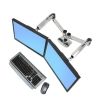Ergotron Brackets & Mounting - Ergotron 45-245-026 LX Dual Side by Side Arm MON DSK ALM