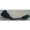 Eaton - Eaton M11001S Output Adapter Cord Male IEC10A Plug to Female Aust 10A 3-Pin 200mm. (Pack of 2 Cables)