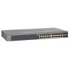NETGEAR - NETGEAR GS728TP ProSAFE 24-Port Gigabit Smart Managed L2 Rack Switch with PoE
