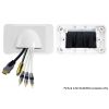 Cable Management & Installation - Pro2 Bullnose Wall Plate White