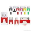 USB 2.0 Cables - 3in1 USB Charger/Data Cable Adapter for Apple/Samsung