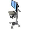 Ergotron Brackets & Mounting - Ergotron 24-194-055 Dual LCD Wideview Workspace Cart