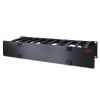 APC - APC AR8606 2U Horizontal Cable Manager 6 Fingers top and bottom