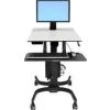 Ergotron Brackets & Mounting - Ergotron 24-215-085 WorkFit-C Sit-Stand LCD Black