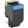 Lexmark - Lexmark 80C8HCE 808HCE Cyan High Yield Corporate Toner Cartridge 3K CX410/CX510