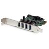 USB 3.0 Cards - StarTech 4-Port PCI Express PCIe SuperSpeed USB 3.0 Controller Card Adapter with UASP SATA Power