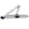 Cable Management & Installation - StarTech 16 inch (40cm) 9-Pin Serial Male to 10-Pin Motherboard Header Slot Plate