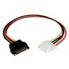 StarTech PSU Cables & Accessories - StarTech 12 inch SATA to Molex LP4 Power Cable Adapter F/M