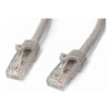 Cat6 Network Cables - StarTech STARTECH.COM CAT6 ETHERNET CABLE 3M GREY 650MHZ 100W Snagless PATCH CORD LTW