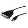 Other Specialised Cables - StarTech 6ft USB to DB25 Parallel Printer Adapter Cable M/F
