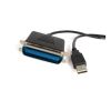 Other Specialised Cables - StarTech 6ft USB to Parallel Printer Adapter M/M