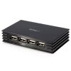 StarTech USB Hubs - StarTech 4-Port Compact Black USB 2.0 Hub