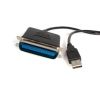 Other Specialised Cables - StarTech 10ft USB to Parallel Printer Adapter M/M