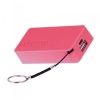 Toys & Gadgets - Laser 4400mAh Emergency Power Bank with 3-in-1 Charging Cable Pink | MegaBuy Computer Parts