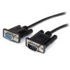 RS232 Serial Cables - StarTech 3m Black Straight Through DB9 RS232 Serial Cable M/F